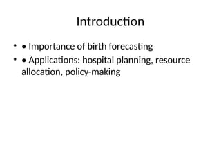 Daily_Birth_Forecasting_PPT.pptx for daily | PPTX