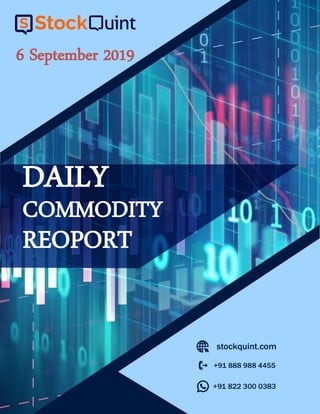 DAILY
COMMODITY
6 September 2019
REOPORT
 