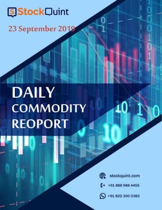 DAILY
COMMODITY
23 September 2019
REOPORT
 