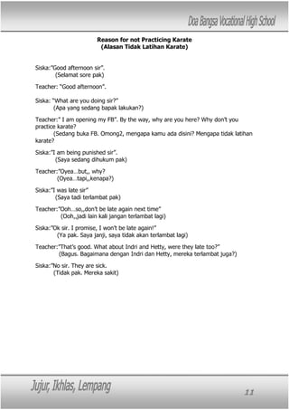 Daily conversation module