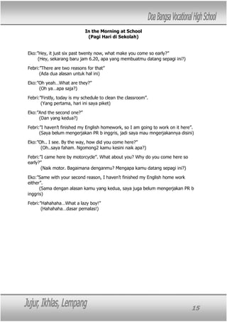 Daily conversation module