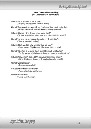 Daily conversation module