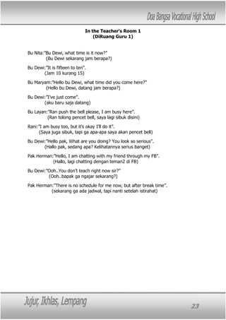 Daily conversation module