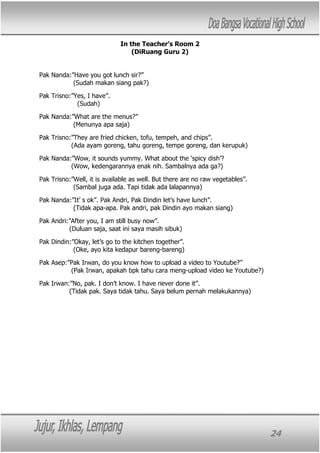 Daily conversation module