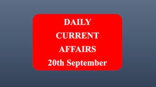 MPPSC Offline Classes in Indore -Daily current affairs 2
