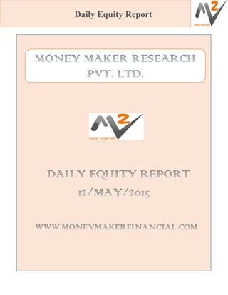 Daily Equity Report
 