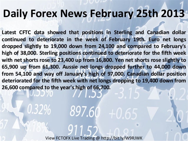 Daily forex news