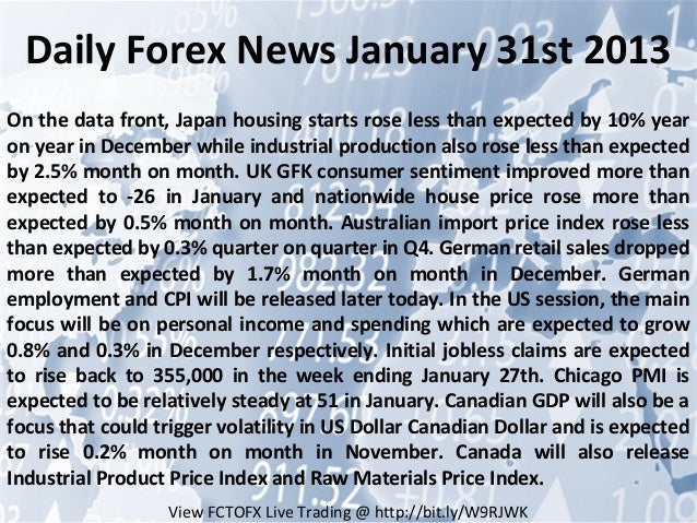 Forex december 31 2013