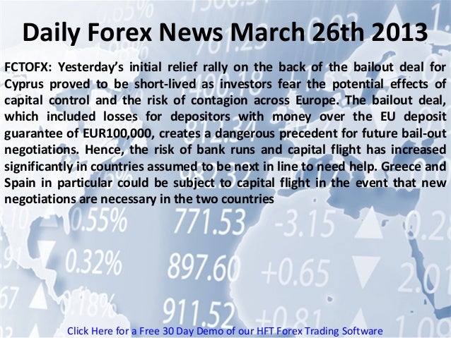 Daily forex news
