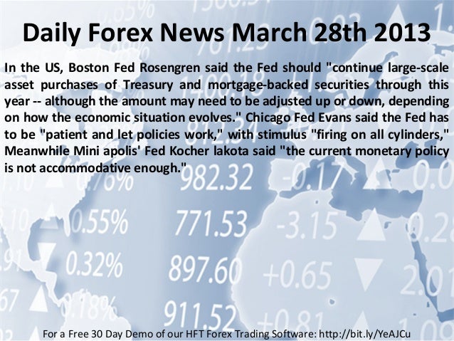 Daily forex news