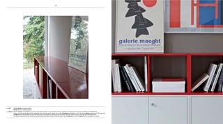 111110110
pag 107 seduta Divina in tessuto titanio.
Divina chairs in titanium fabric.
pag 108-111 Bench 4p More L320xp160cm, struttura rosso Alfa e piano in laccato bianco uE con schermo portamonitor in tessuto. contenitori L320xh131cm,
cassa e frontali laccati bianco uE, carabottini laccati poro aperto lucido rosso Alfa. Cassettiere metalliche rosso Alfa. sedute Modo trapuntate in tessuto ecrù.
4p More bench W320xD160cm, Alfa red framework and lacquered uE white top with fabric monitor-holder screen. storage units W320xh131cm,
uE white painted structure and front panels, glossy open-pore painted Alfa red racks. Metal Pedestal in Alfa red. Modo chairs in quilted ecru fabric.
 