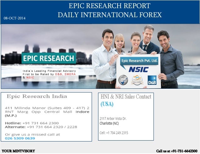 Daily forex report