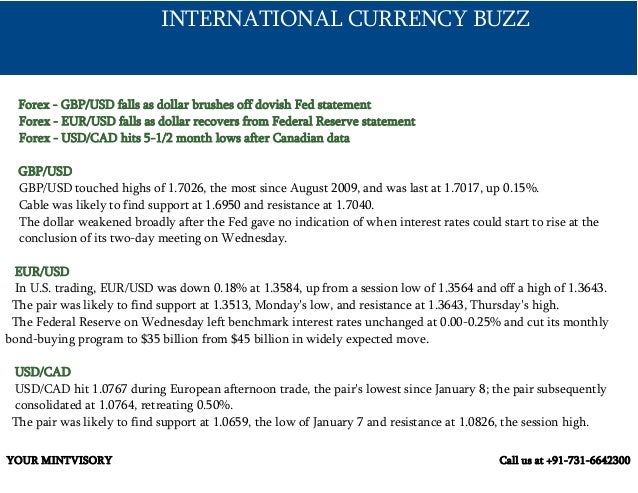 Ubs daily forex report