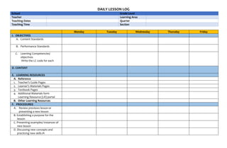 Learning Tuesdays Example DAILY LESSON LOG (TEMPLATE).pdf