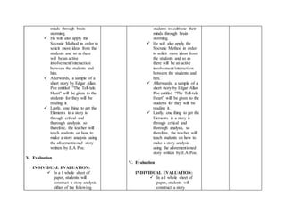 Daily log plan creative writing | DOCX