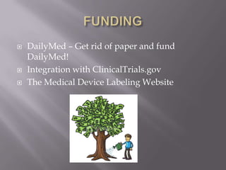 Dailymed Database DailyMed Jamboree -- | PPTX