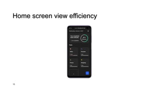 Home screen view efficiency
15
 