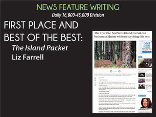 NEWS FEATURE WRITING
Daily16,000-45,000Division
 