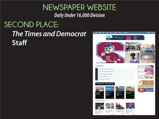 2015 Daily Newspaper Awards Presentation