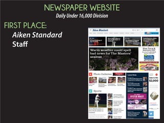 2015 Daily Newspaper Awards Presentation