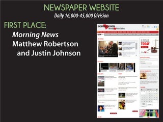 2015 Daily Newspaper Awards Presentation