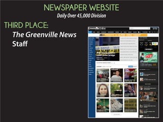 2015 Daily Newspaper Awards Presentation