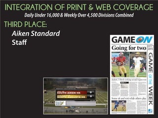 2015 Daily Newspaper Awards Presentation