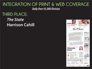 2015 Daily Newspaper Awards Presentation