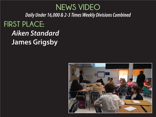 2015 Daily Newspaper Awards Presentation