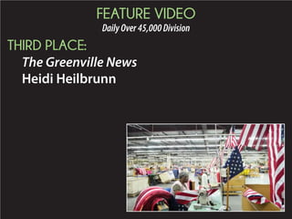 2015 Daily Newspaper Awards Presentation