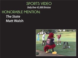 2015 Daily Newspaper Awards Presentation