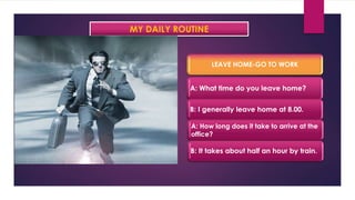 Daily routine | PPTX