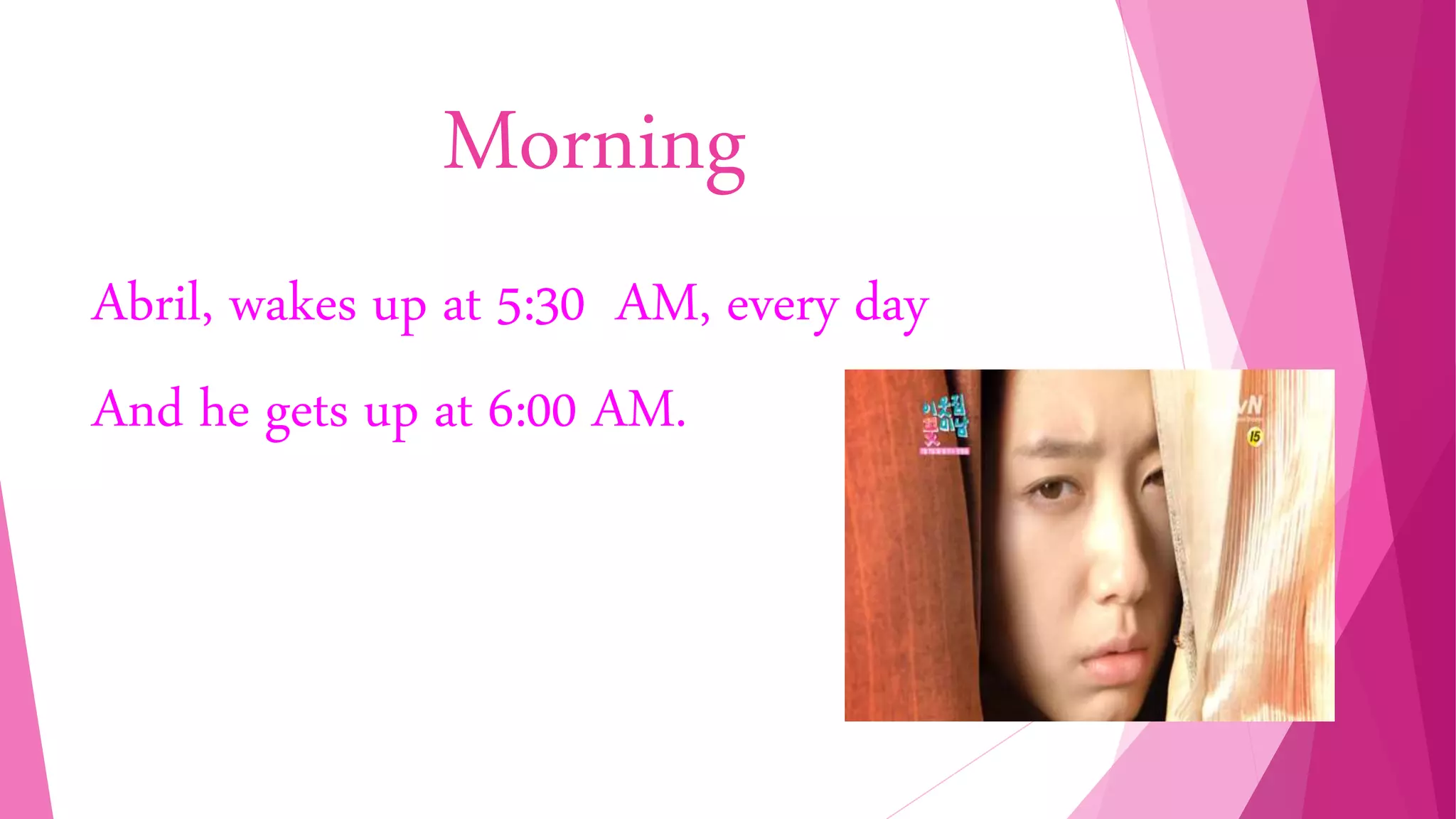 Daily Routine Ppt