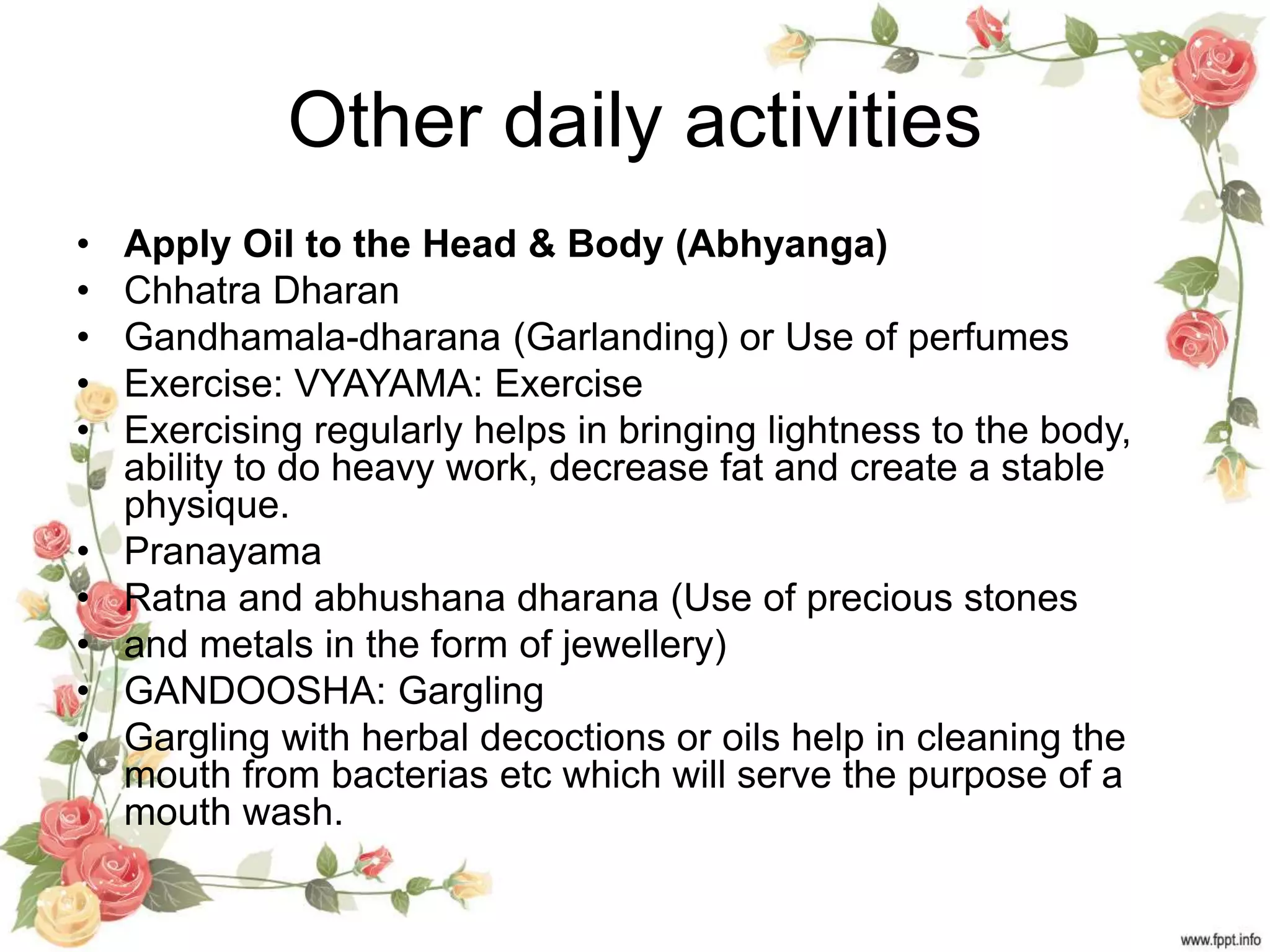 Daily Routine Rachana Daily routine | PPTX