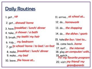 Comprehensive Guide to Daily Routines and Time Management | PPT