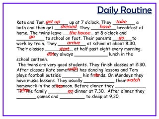 Daily routine exercise 297739.pptpresent simple afirmative for ...