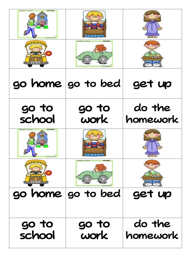 Printable Daily Routine Flash Cards For Toddlers Flashcards For ...