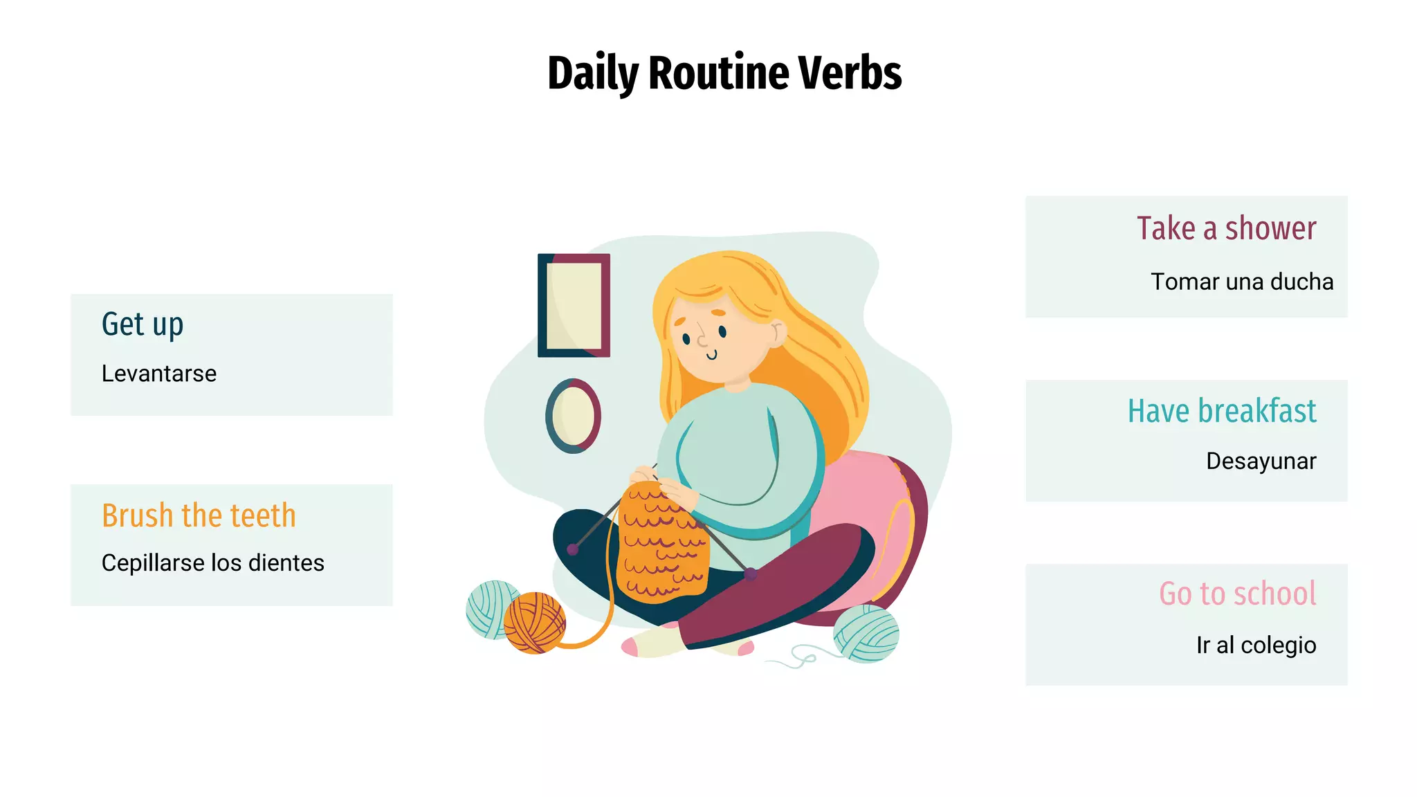 Daily routine infographics by slidesgo | PPTX