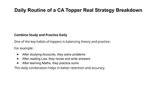 Daily Routine of a CA Topper Real Strategy Breakdown.pptx