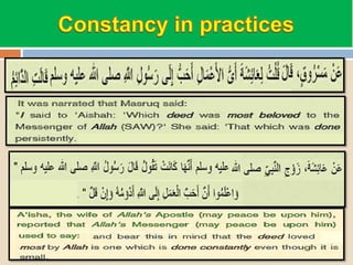 Prophets Daily Routine Daily routine of prophet mohammad | PPTX