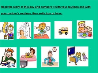 Daily routines | PPTX