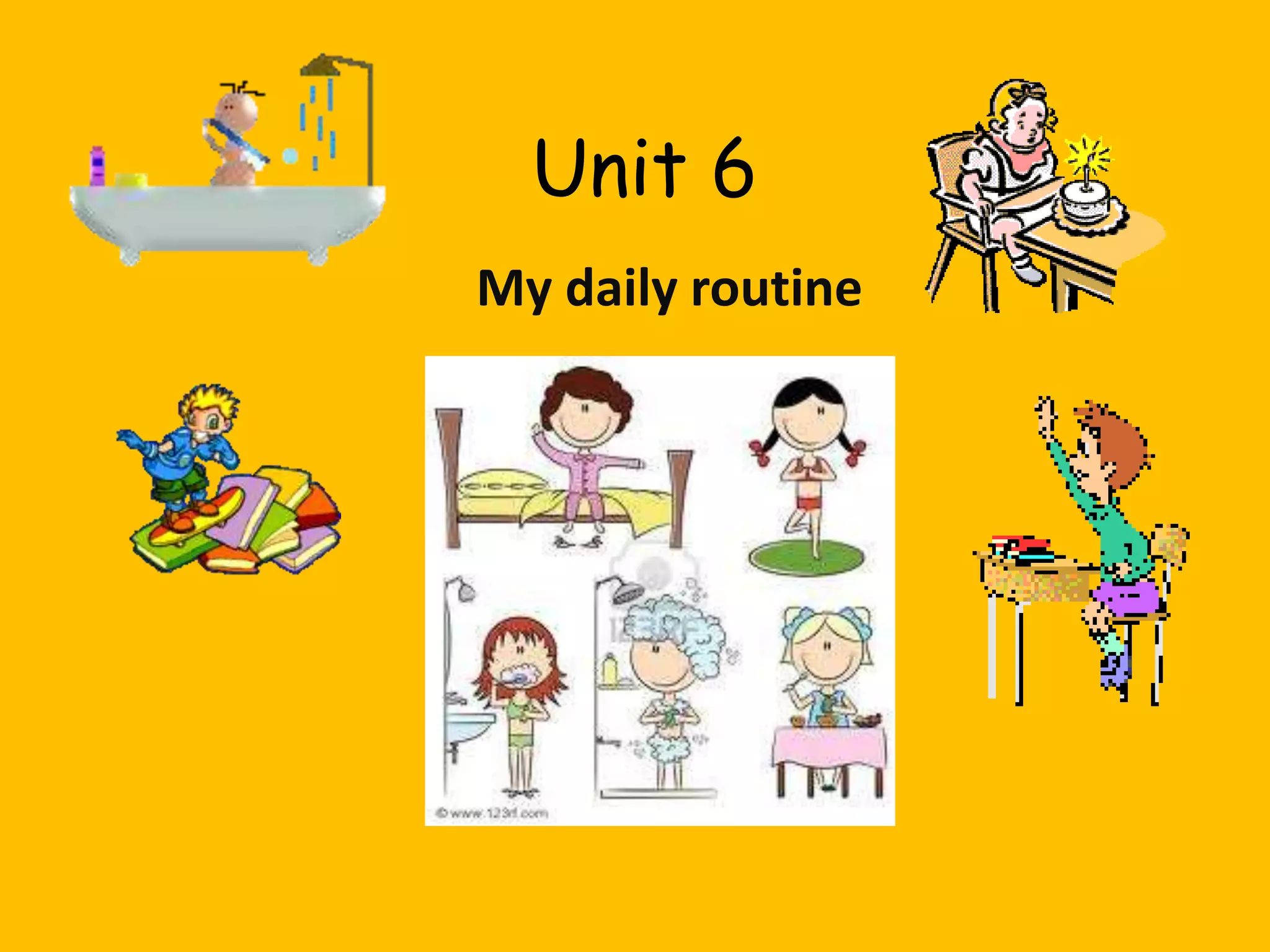 Daily routines | PPTX