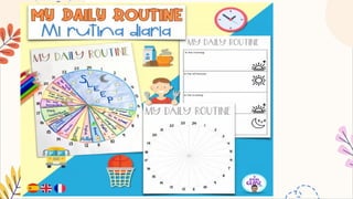 Daily Routines Pptx Vocabulario En Ingles Pptx