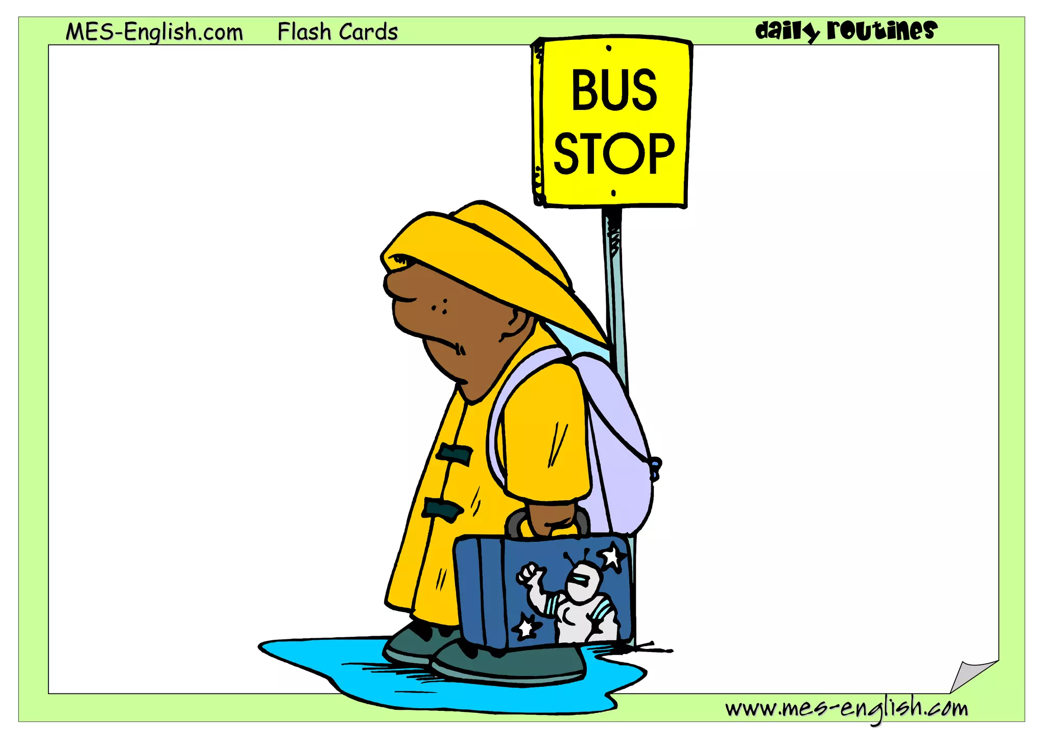 MMEESS--EEnngglliisshh..ccoomm FFllaasshh CCaarrddss daily routines
wwwwww..mmeess--eenngglliisshh..ccoomm
 