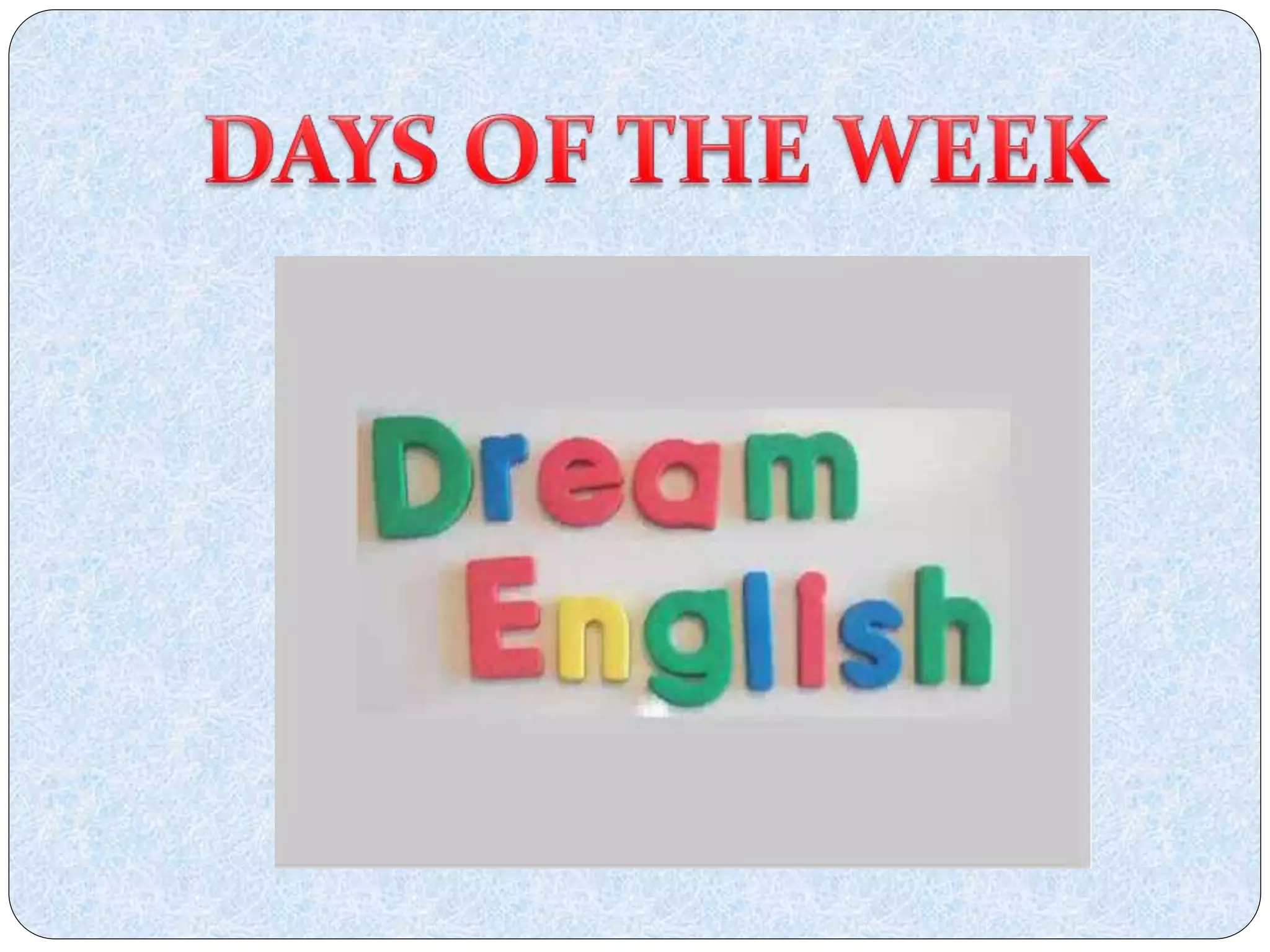 Daily routines circle time