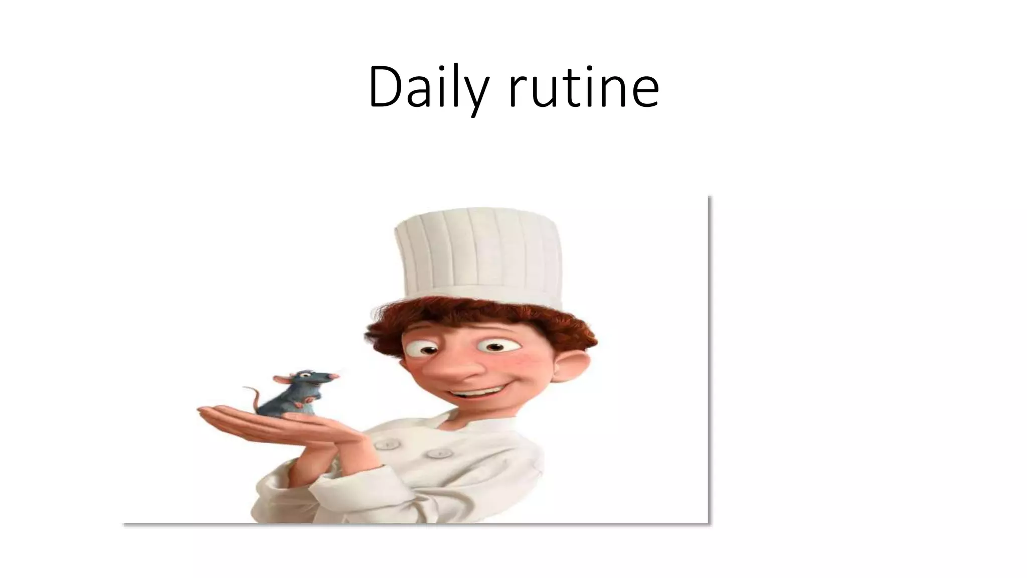 Daily rutine | PPTX