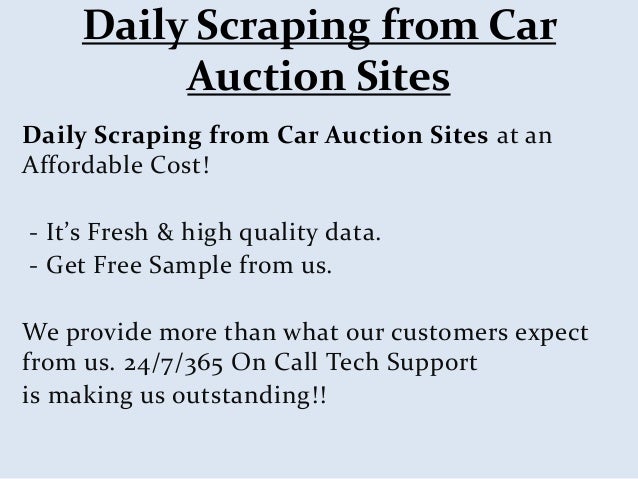 Car Auction Sites >> Daily Scraping From Car Auction Sites Car Auction Sites >> Daily Scraping From Car Auction Sites