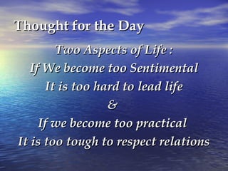 Daily thoughts ppt | PPT