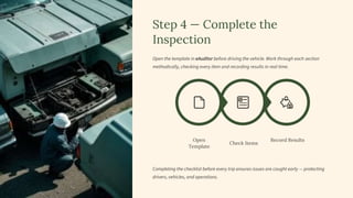Daily Vehicle Checklist with eAuditor Audits and inspections | PDF