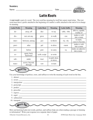 Script Latin Root Scrib Worksheet.pdf Daily Warm-Ups Language Skills Grade 6 BookE-book Bundle.pdf